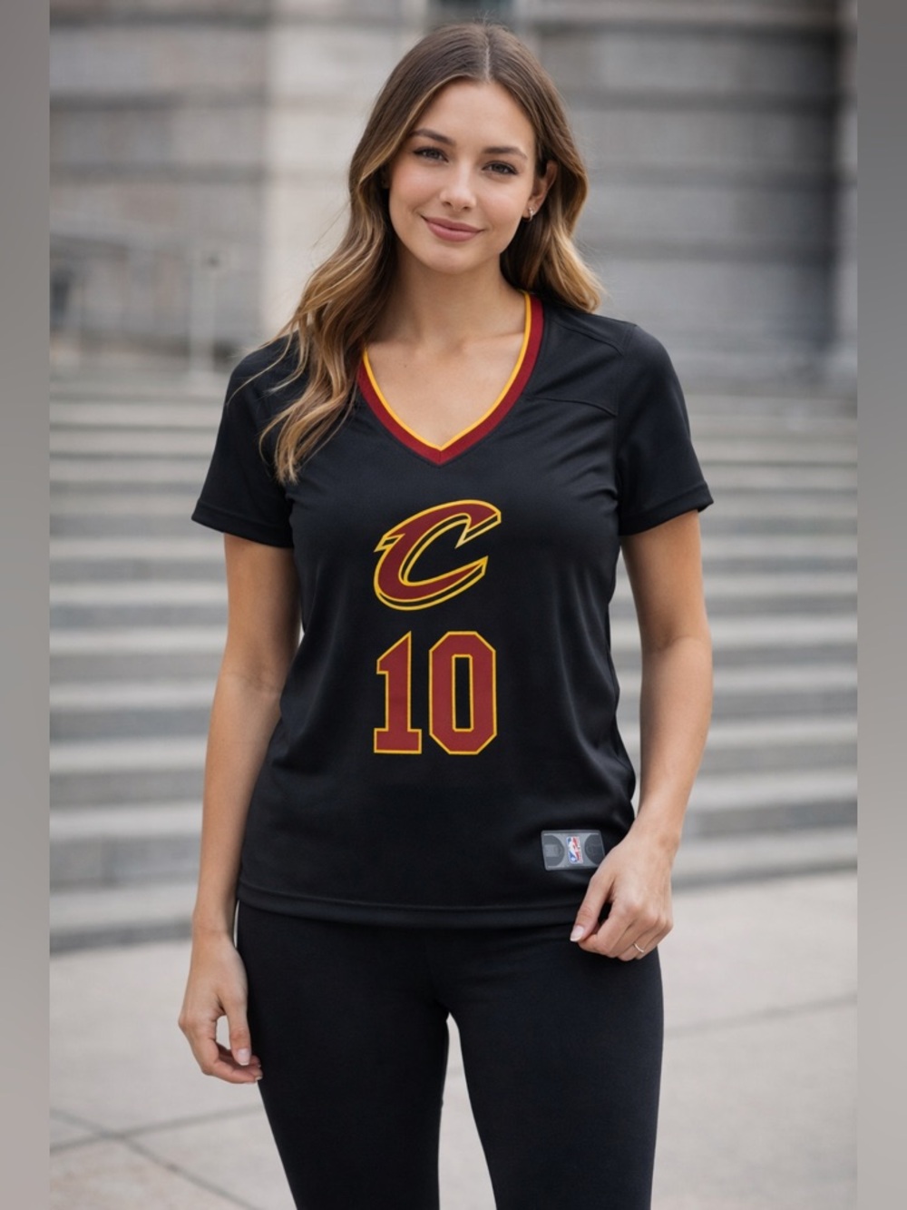Fanatics-Women's Cleveland Cavaliers Garland Black Fast Break Player Jersey sz S